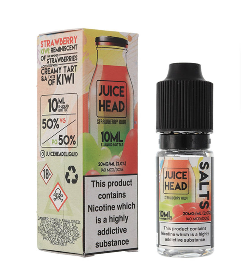 Juice head salts-Strawberry kiwi- 10mg/20 mg-10 ml