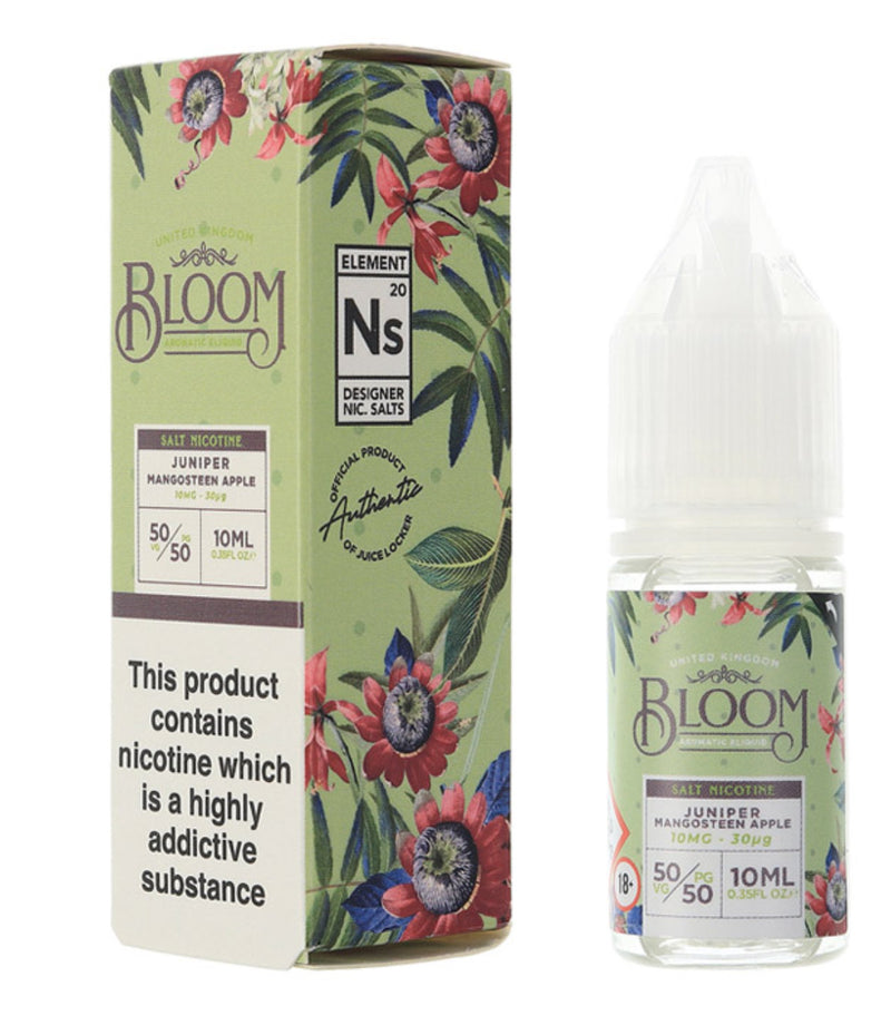 Bloom salts-Juniper mangosteen apple-10 mg/20 mg - 10 ml