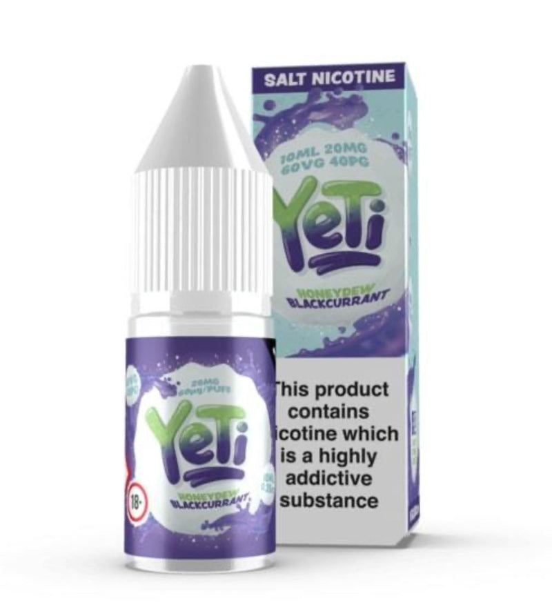 Yeti salts-Honeydew Blackcurrant-10 mg/20 mg-10 ml