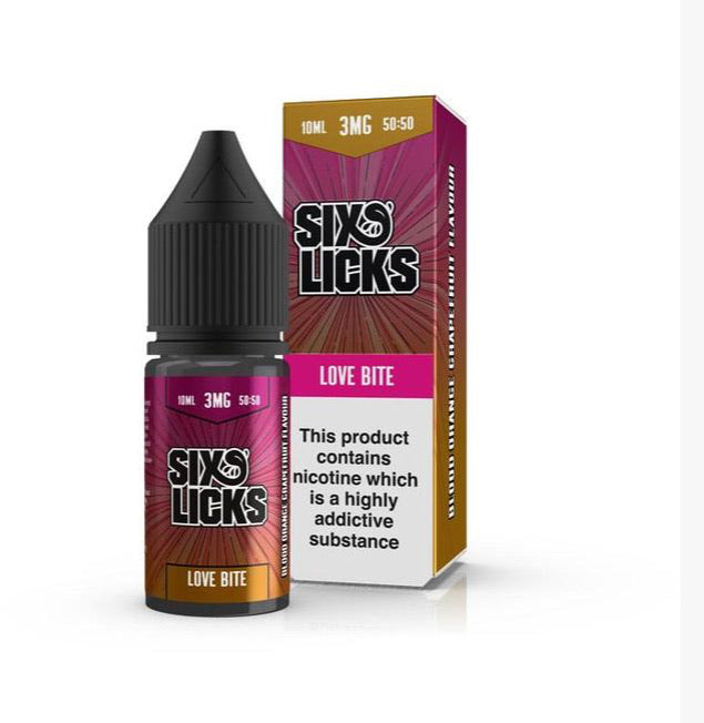 Six licks salt-love bite-10 mg/20 mg 10 ml