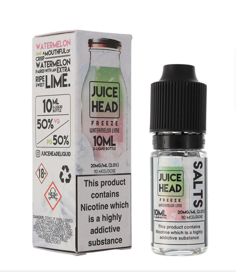 Juice head salts-Freeze watermelon lime-10 mg/20 mg-10 ml