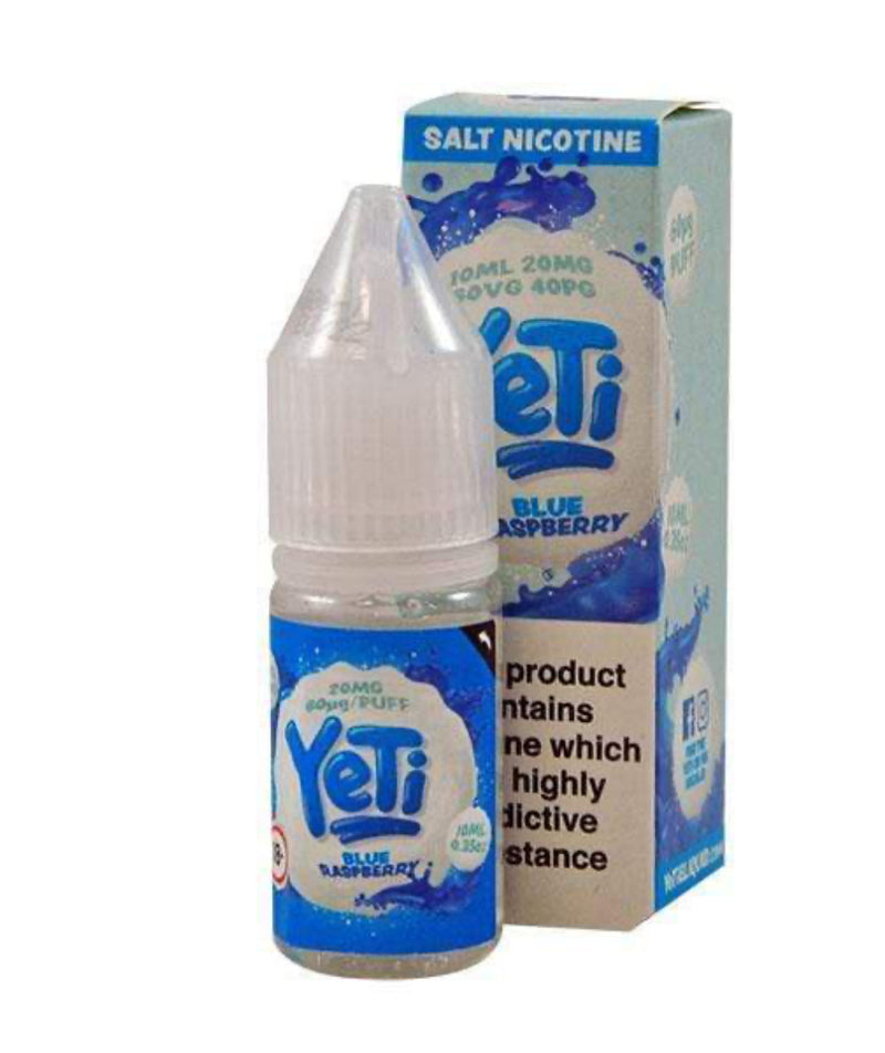 Yeti salts-Blue raspberry-10 mg/20 mg-10 ml