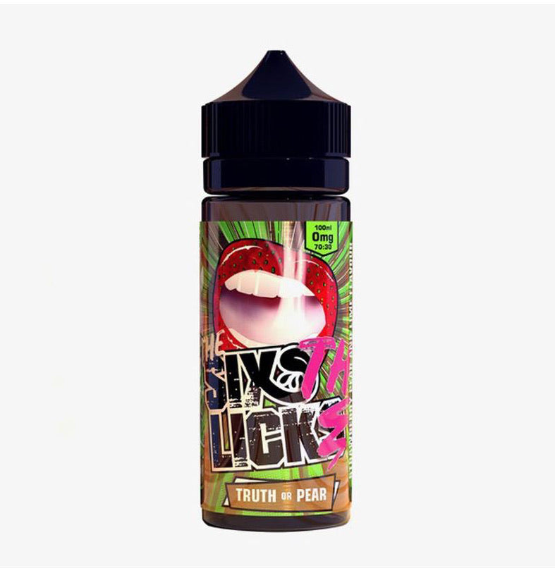TRUTH OR PEAR by SIX LICKS -70VG/30PG- 100 ml