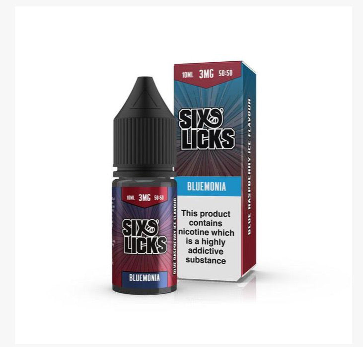 Six licks salt-Bluemonia-10mg/20mg 10 ml