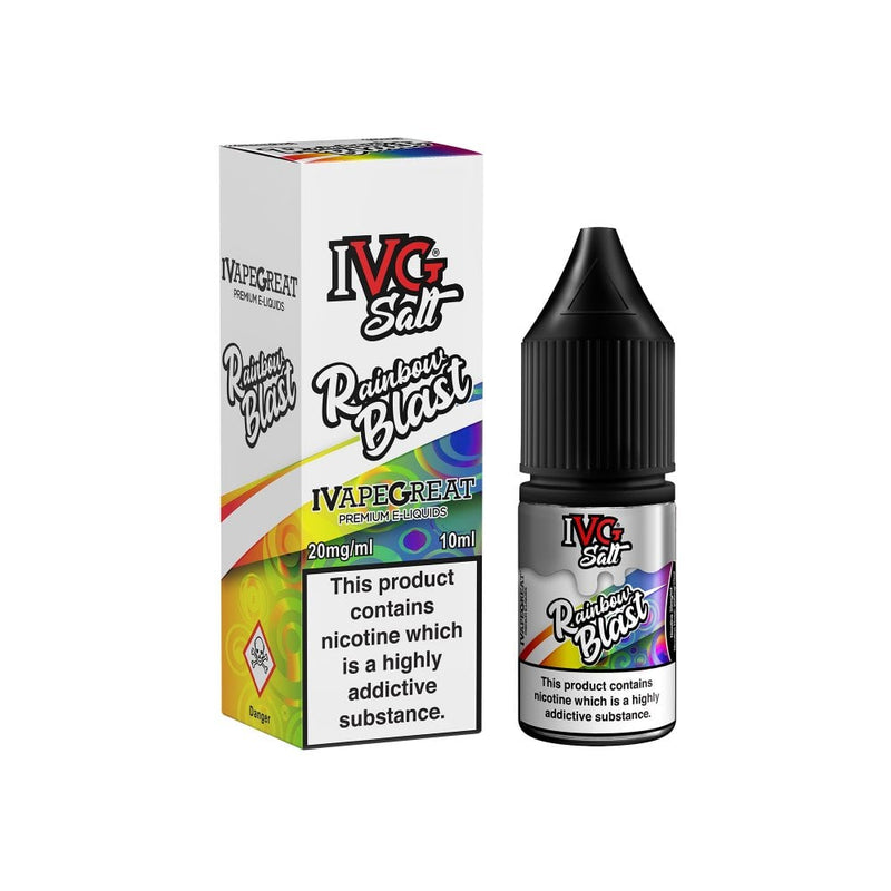 IVG Nic Salt - Rainbow Blast - 10mg/20mg 10ml